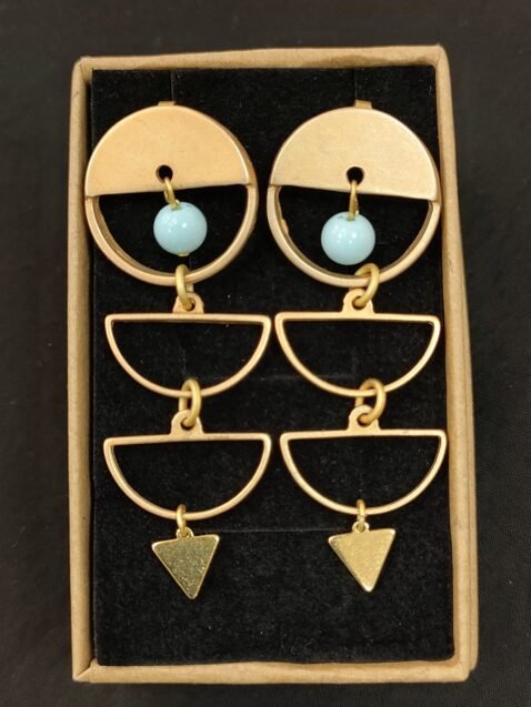 PENDIENTES ALICIA AZUL CONCHA PI