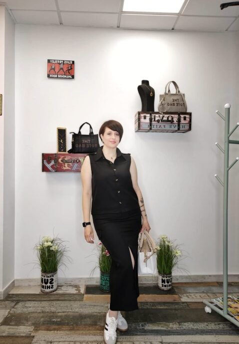 CONJUNTO FALDA CARGO NEGRO