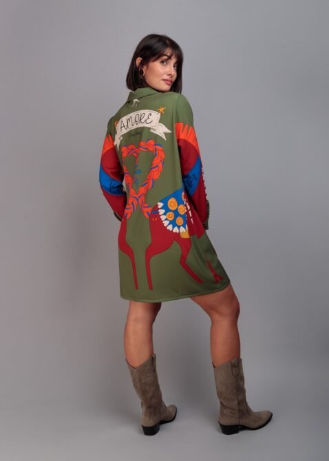 VESTIDO CAMISERO AMORE - Imagen 3
