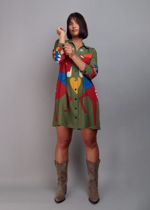 VESTIDO CAMISERO AMORE